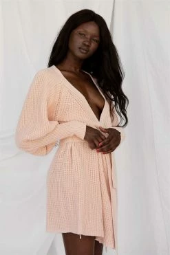 Elle Knit Dress - Pink -Sabo Shop e874a626 1061 4e2d ac33 cfb41a8f6b0b