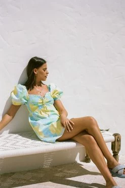 Oura Shirred Dress -Sabo Shop e9d8e63c 07c9 43f7 84db 4c6969ae93db