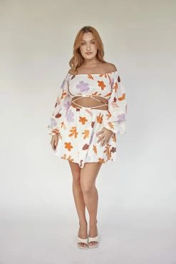Avie Off Shoulder Dress - Autumn -Sabo Shop eba25ddd 43aa 44df 9078 33612cecf4c9