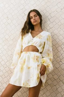 Emmaline Dress - Lemon Bouquet -Sabo Shop ec65565c d289 477c b18e f59286c8b957