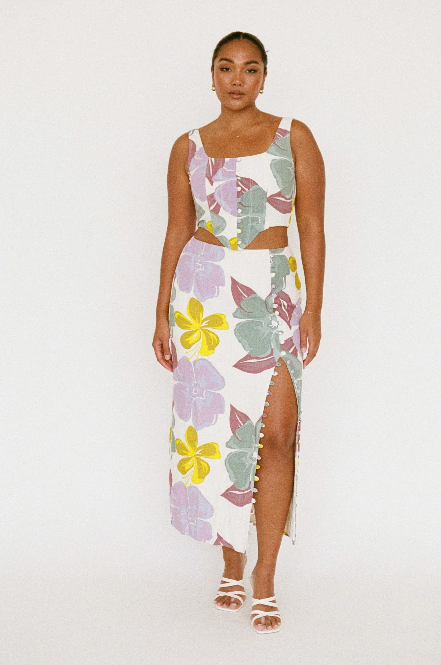 Oralia Skirt - Royal Floral 7 Oralia Skirt - Royal Floral - Image 5