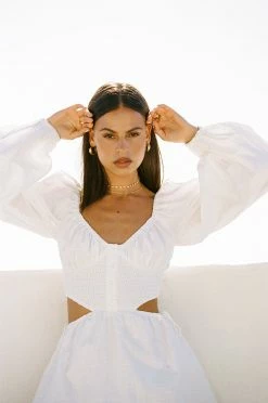 Harvie Shirred Dress -Sabo Shop ed4d9806 db06 4104 a39a 0b0f4bc92c43