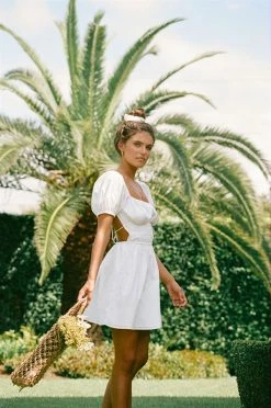 Yasmin Dress - White -Sabo Shop ed8c3993 fbcf 48ea 95f5 e8fc7f955f04