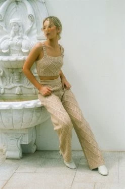 Venti Knit Top - Tan -Sabo Shop edc569b0 3570 4a74 8e59 9717e950abff