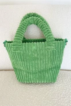 Minky Cord Bag - Green -Sabo Shop ee417ac0 590c 4dd5 9c83 2cce9c0559a8