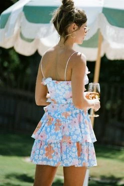 Selma Cami Dress - Sky Floral -Sabo Shop f1da9433 b4d4 435f b709 7c0556f453cc