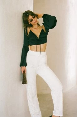 Silky Tai Top - Black -Sabo Shop f7d2433f 4b20 4826 a67e dbeca20a818f