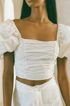 SAMPLE-Amari Top - White