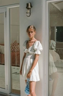 SAMPLE-Moxxi Dress - White -Sabo Shop f990689e 7df1 404b b7a9 b80071a6e699