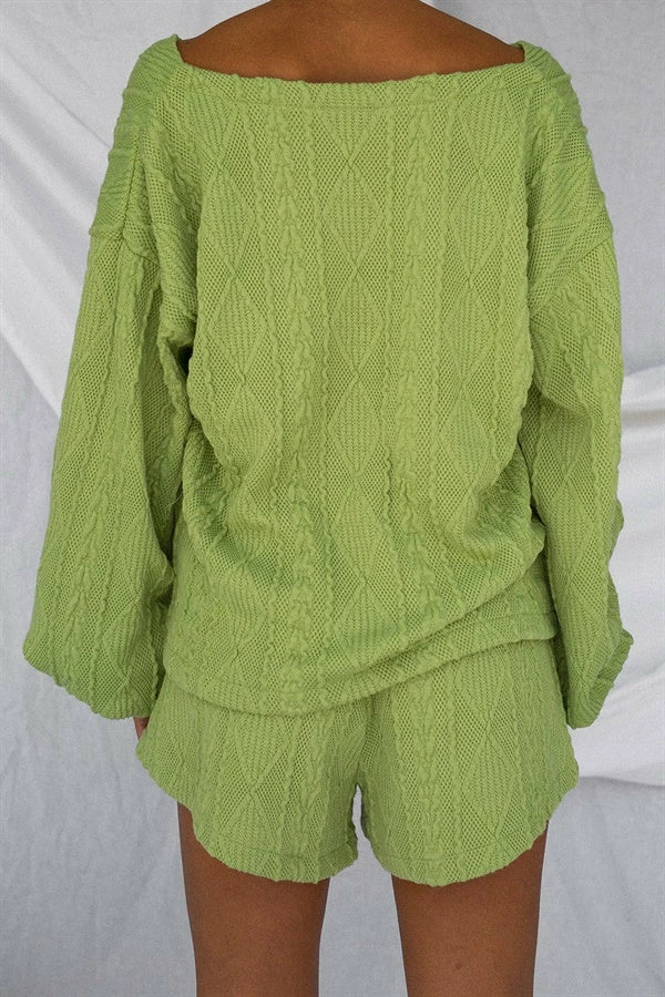 Ellis Shorts - Green Cable 11 Ellis Shorts - Green Cable - Image 9