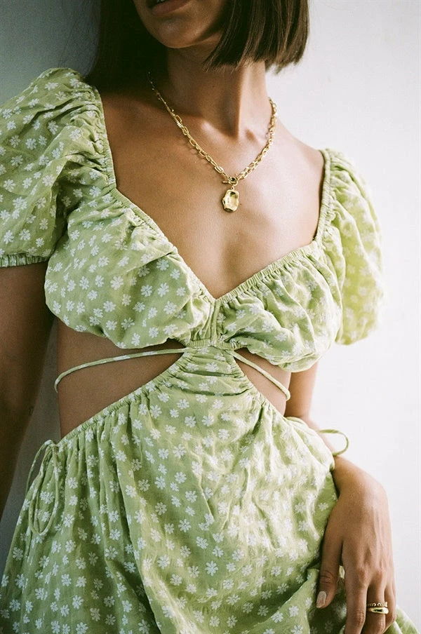 Siana Dress - Olive 3 Siana Dress - Olive