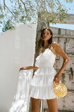 Khean Frill Dress -Sabo Shop fd996063 74a2 4578 8d23 37172ad1077b