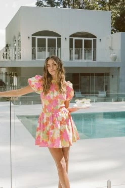 Veronika Shirred Dress -Sabo Shop fe466ff3 8257 4670 b4e2 e5a567ed9c97