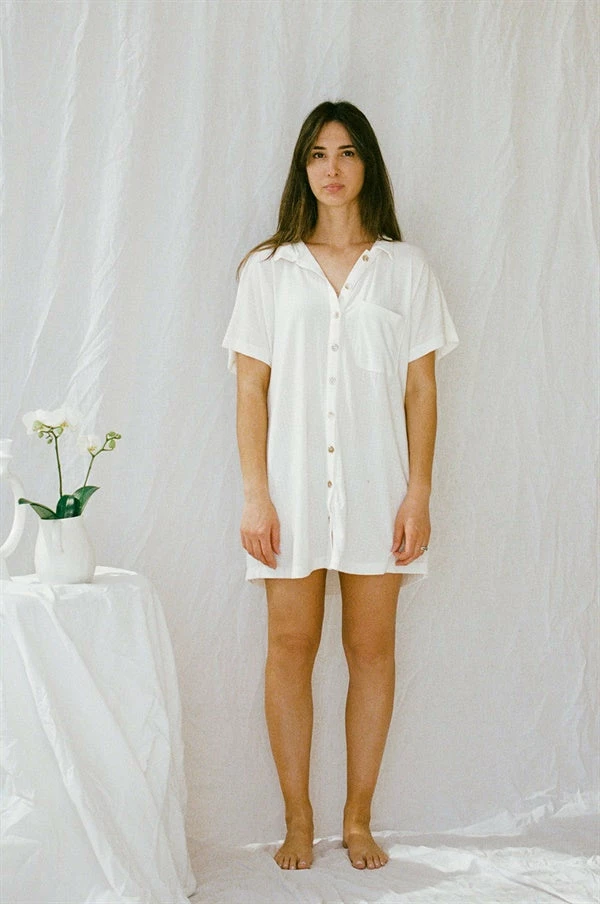 Cosy Shirt Dress - Jersey 9 Cosy Shirt Dress - Jersey - Image 7