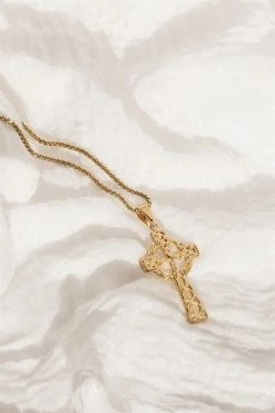 Radiant Cross Necklace -Sabo Shop necklaces radiant cross necklace 2