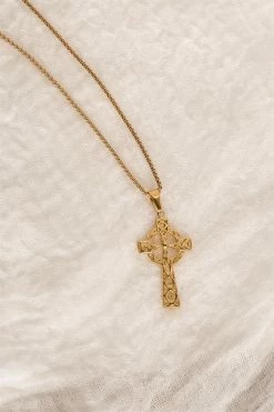 Radiant Cross Necklace -Sabo Shop necklaces radiant cross necklace 4