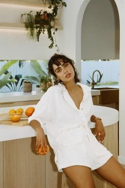 Kase Top - White Knit -Sabo Shop tops kase top white knit 6