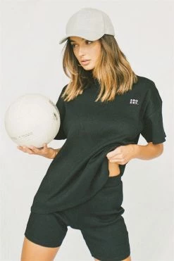 Mellow Tee - Black -Sabo Shop tops mellow tee black 5