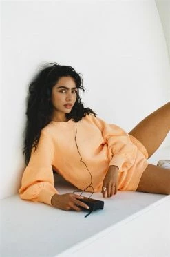 Peach Knit Top -Sabo Shop tops peach knit top 4